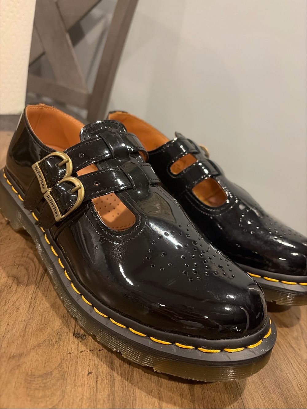 Dr. Martens Patent Mary Jane Shoes – Women’s Size 8